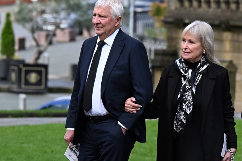 City legend Mike Summerbee leaves Manchester Cathedral 