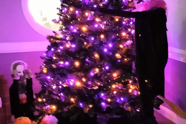 Cheviot Court Care Home has put up their Halloween tree