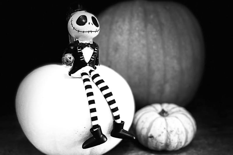 Jack Skellington sitting on his pumpkins waiting for Halloween
Credit: Dave Robson