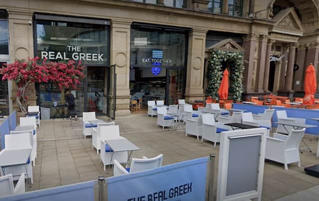 The Real Greek at the Corn Exchange in Manchester. The chain has applied to open a new restaurant at Meadowhall in Sheffield