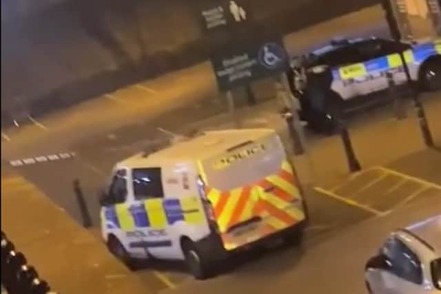 A man was reportedly 'slashed' across the face with a knife following a fight in the Morrison's car park in Hillsborough in the early hours of October 19, 2023.