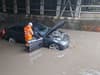 Sheffield flooding: Cars submerged on Upwell Street as Storm Babet batters city