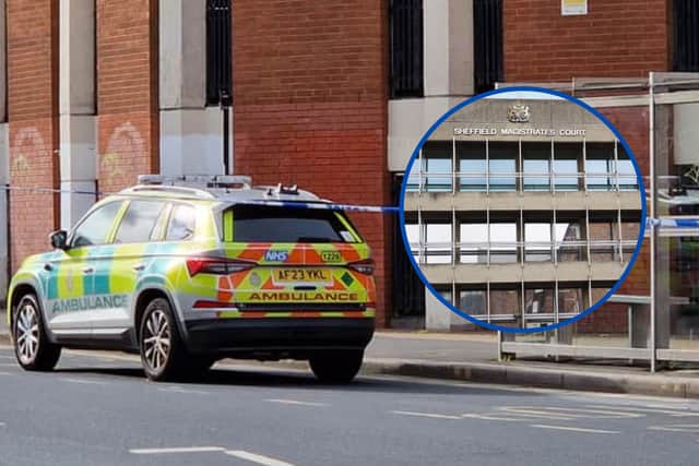 The incident took place on Hereford Street, at the bottom of The Moor in Sheffield city centre on Tuesday morning (October 17, 2023), with reports of the incident sent to police at 11.34am