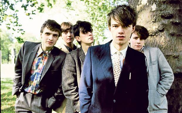 Although Orange Juice were formed on the outskirts of Glasgow in Bearsden in 1979, the band played their first gig under the name with David McClymont on bass in April 1979 in the Glasgow School of Art refectory.