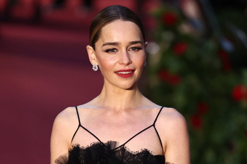 Game of Thrones star Emilia Clarke appeared on the show back in 2009. She played Saskia Mayer in the episode Empty Nest in 2009. (Photo by HENRY NICHOLLS/AFP via Getty Images)