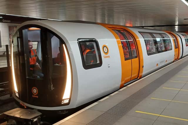 The new Glasgow Subway trains were first introduced into the system in December 2023. 