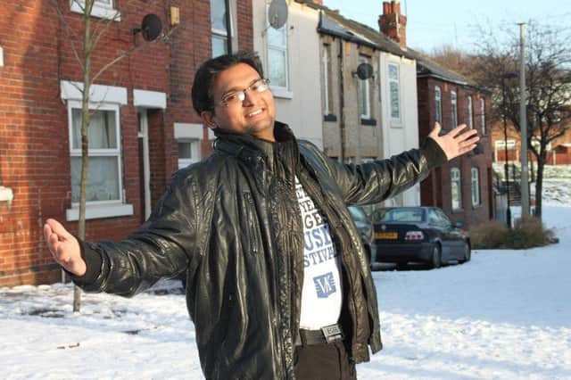 Thavisha Peiris, inset, was working his last ever shift as a pizza delivery driver before starting his dream job in IT - when he was stabbed to death in Sheffield by two thugs trying to rob him of his mobile phone. The 25-year-old was described by his family as a 'kind and considerate man, always full of life and always with a smile on his face'. Photo: rossparry.co.uk