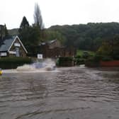 Chesterfield Road in Woodseats under water (Photo: Ian Rotherham)