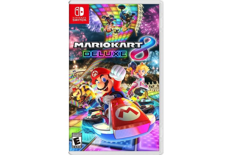 Nintendo Switch Mario Kart 8 Deluxe took the original Wii U title and added all the characters, courses and vehicles that players previously had to unlock or download. The game doesn't mess around too much with the winning concept, but does add anti-gravity sequences where players can drive on walls and ceilings. Released in 2017, it has a Metacritic rating of 92.