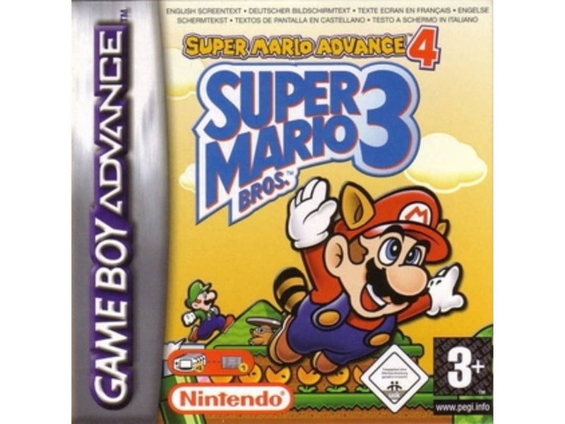 The first portable Mario game takes fourth spot, with Super Mario Advance 4: Super Mario Bros 3. The Gameboy Advance game is an enhanced version of the classic NES game Super Mario Bros 3, first seen in Super Nintendo title Super Mario All-Stars. The side-scrolling platformer featured a multiplayer mode for the first time and the ability to scan e-Cards into Nintendo's e-Reader to add content. It has a Metacritic rating of 94.