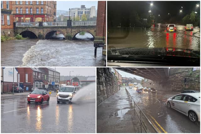 Several flood alerts have been issued for large parts of Sheffield