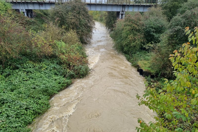 Downstream, on the Derbyshire border, the rising river has now burst its banks at Killamarsh.