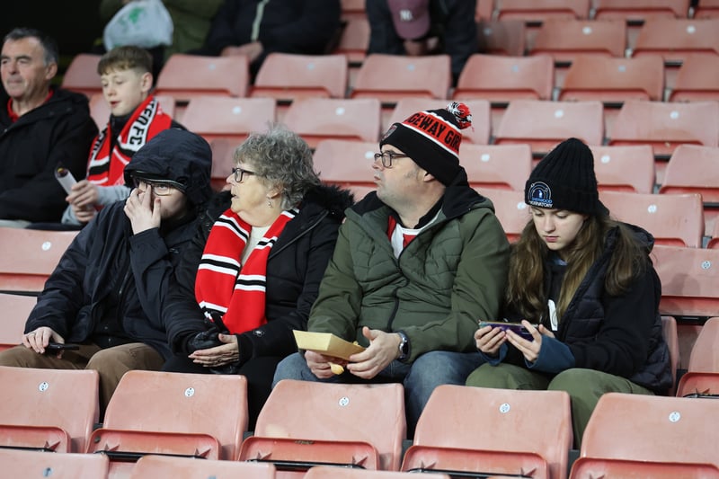 Sheffield United fans against Man United. Picture: Simon Bellis/Sportimage