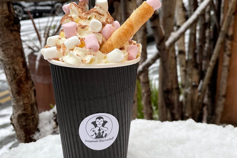 Don’t just check out Transylvania Shop and Coffee during Halloween, they serve up great hot drinks and cakes all year round with their hot chocolate being a real local favourite. 
