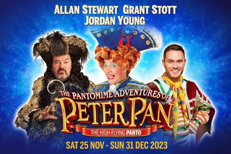 With Edinburgh's King's Theatre closed for renovations, the family fun has this year moved to the Festival Theatre. Join Peter Pan as he sets sail on a brand-new adventure featuring pantomime favourites Allan Stewart, Grant Stott and Jordan Young. It's on from November25-December 31.