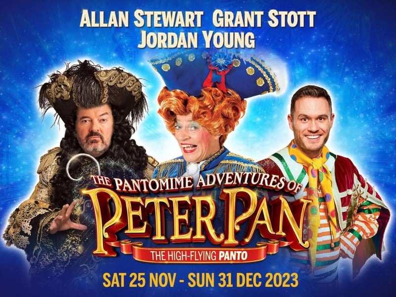 With Edinburgh's King's Theatre closed for renovations, the family fun has this year moved to the Festival Theatre. Join Peter Pan as he sets sail on a brand-new adventure featuring pantomime favourites Allan Stewart, Grant Stott and Jordan Young. It's on from November25-December 31.