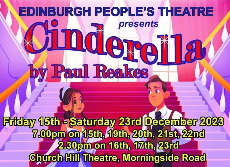 Edinburgh's Churchill Theatre, on Morningside, is the venue for the Edinburgh People's Theatre annual panto from December 15-23. It's the company's 80th birthday so join them to celebrate with "lots of laughs, lots of shouting, boos and cheers galore."