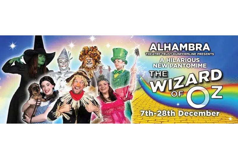 Follow the Yellow Brick Road to Dunfermline's Alhambra Theatre from December 7-28 to see the Wizard of Oz with Dorothy, Toto and all your favourite characters in this brand new pantomime, festuring Ian 'Sheepie' Smith.