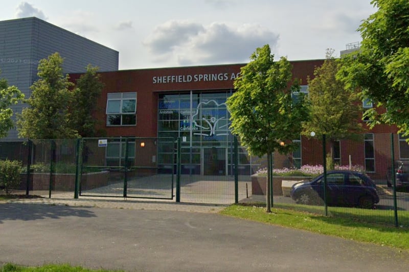 Sheffield Springs Academy, on Hurlfield Road, issued 377 suspensions during the 2021-22 academic year.