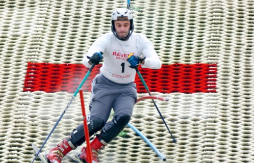Chris Pyle from the Ravens. He was one of 160 people competing in the Snowsport England National Competition 16 years ago.