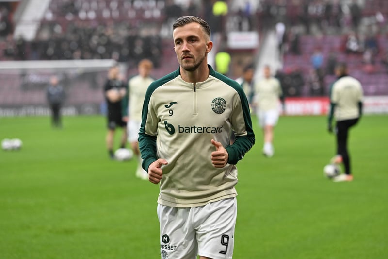 The striker has two impressive seasons to start his Hibs career scoring 13 league goals in 23/24 and then 12 in 24/25 but a return of six from the 25/26 season has seen them recruit a young English forward on loan to provide competition