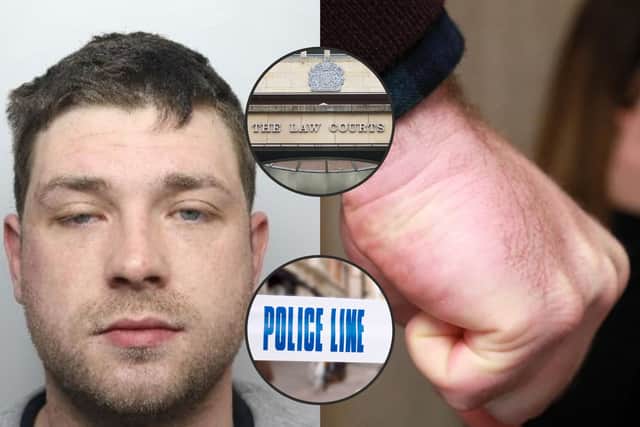 During the course of the violent incident on October 21, 2022, 27-year-old Jason Marriott not only assaulted his partner, leaving her with what prosecutors described as ‘significant injuries’, but he also proceeded to attack his own mother when she attempted to intervene, Sheffield Crown Court heard during a hearing held on October 24, 2023 