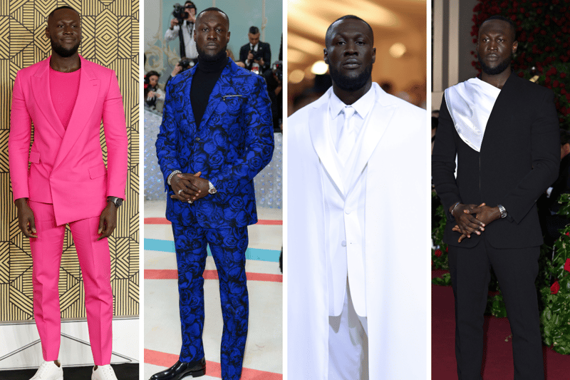 While the rapper became known for his tracksuit looks in his early career, more recently, the rapper who hails from Croydon has switched his style to feature more tailored outfits.