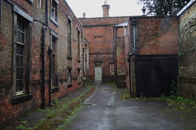 This alleyway at Wentworth Woodhouse is normally off-limits to visitors - but now it is the pivotal setting of Longharvest Lane in Netflix's new series Bodies.