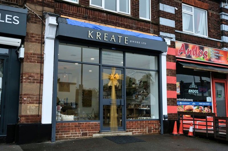 Kreate is located at 4 Hutcliffe Wood Road in Beauchief - offering the community a new place to shop for gifts and homeware.