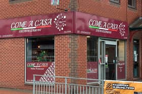 Come a Casa Italian restaurant, on Burncross Road in Chapeltown, Sheffield, has been put up for sale with an asking price of £165,000. Photo: Come a Casa