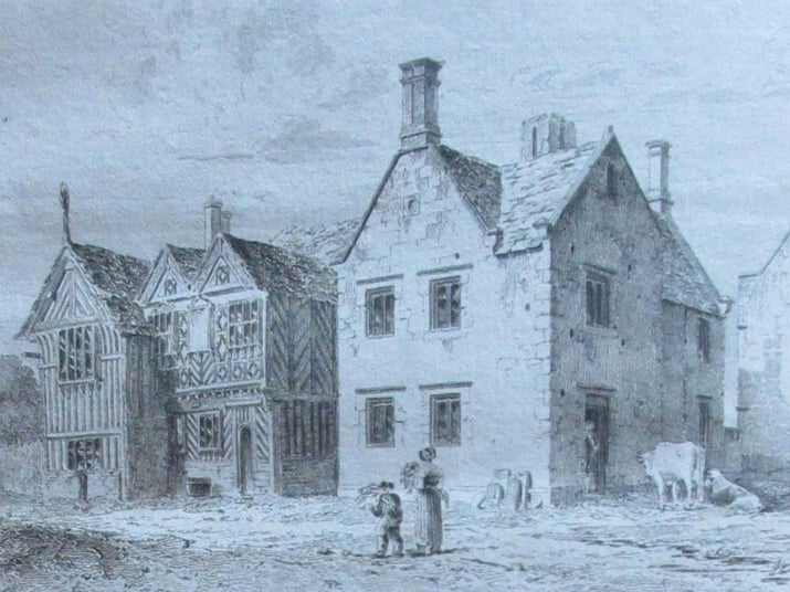 Carbrook Hall, Sheffield, as it looked in the 1600s