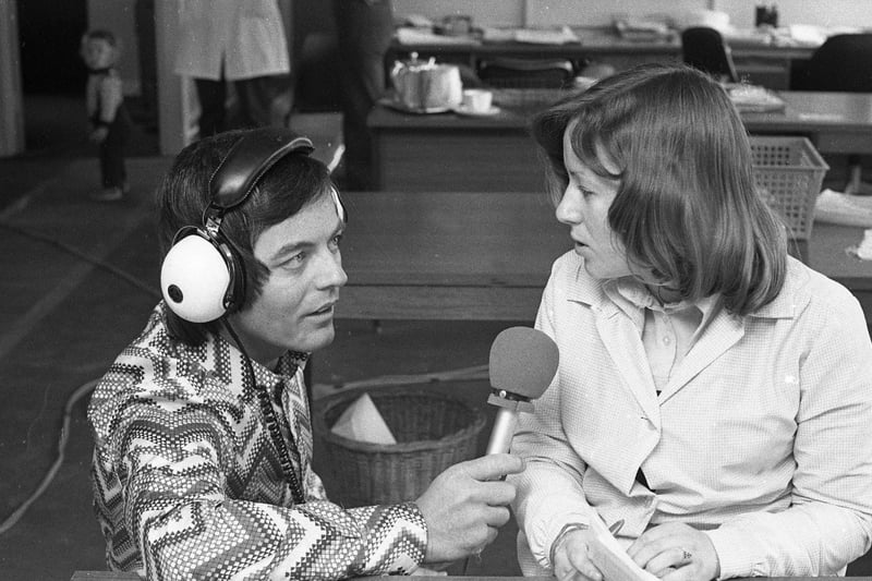 Tony Blackburn was a visitor to Milburns bakery in Sunderland in 1973.
He won the first ever series of I'm A Celebrity.