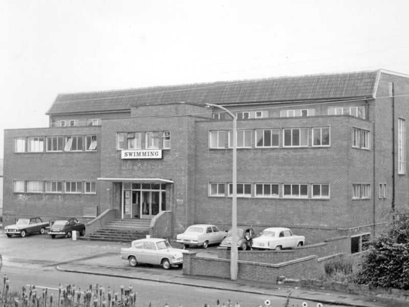Chapeltown Swimming Baths, on Burncross Road, Sheffield, pictured some time during the 1960s or 70s. The exact date is unknown. Photo: Picture Sheffield/George H Dawson