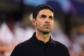 Arsenal manager Mikel Arteta. The Gunners play host to struggling Sheffield United in the Premier League this weekend.