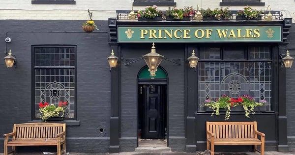 The historic Prince of Wales pub has been a beloved spot for locals since 1860.  The pub has a garden with cigar and wine sheds, but its heated marquee and three fires make it the perfect place for a winter warmer in Moseley 