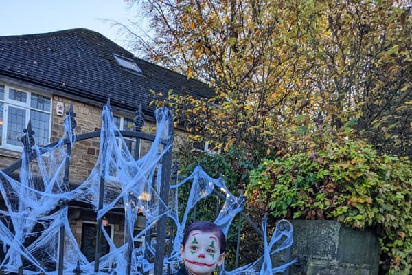 Three-year-old Ezra dressed as the Joker for Halloween last year