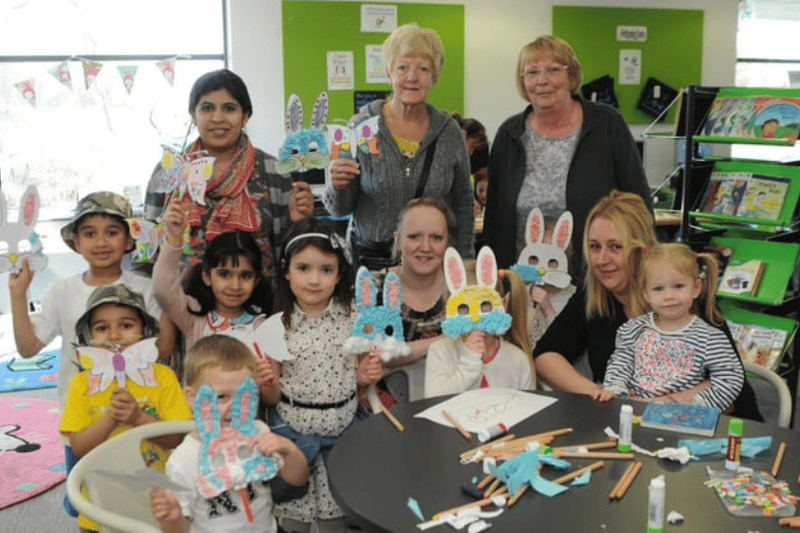 These youngsters were getting creative in a craft session at the Prince Edward Road Library. Recognise them? Photo: Craig Leng