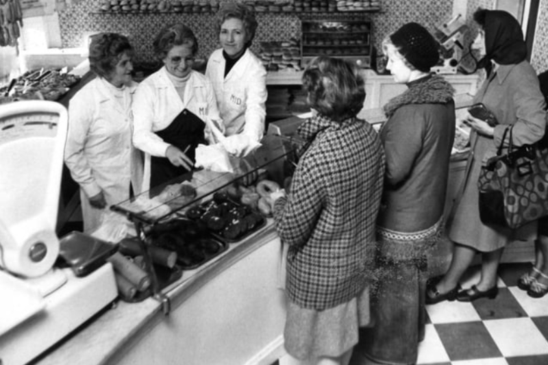Dicksons butchers shop in 1976. Photo: Shields Gazette