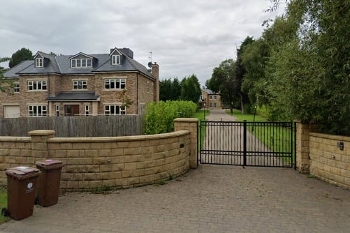 At the end of this gated path is the most expensive house currently on the market in Newcastle. The Ponteland site boasts six bedrooms, nine bathrooms and over an acre of land. It is currently on the market at £3,950,000