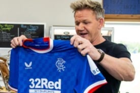 Chef Ramsay never made a first-team appearance for the Gers, but did feature with youth appearances and a during a testimonial.