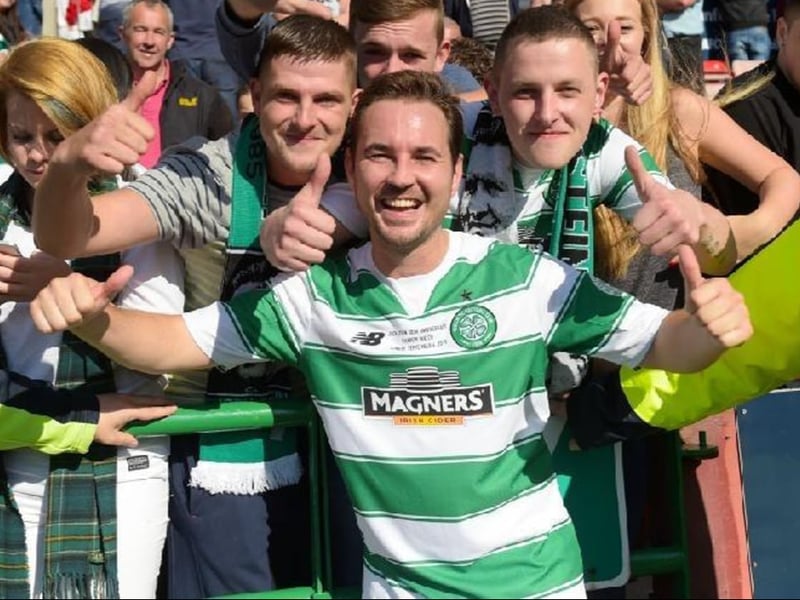 The TV and film star is a self-confessed Hoops fanatic and following the club as a teenager from Greenock. A regular face at Celtic Park, Compston is one of the club's most famous fans.