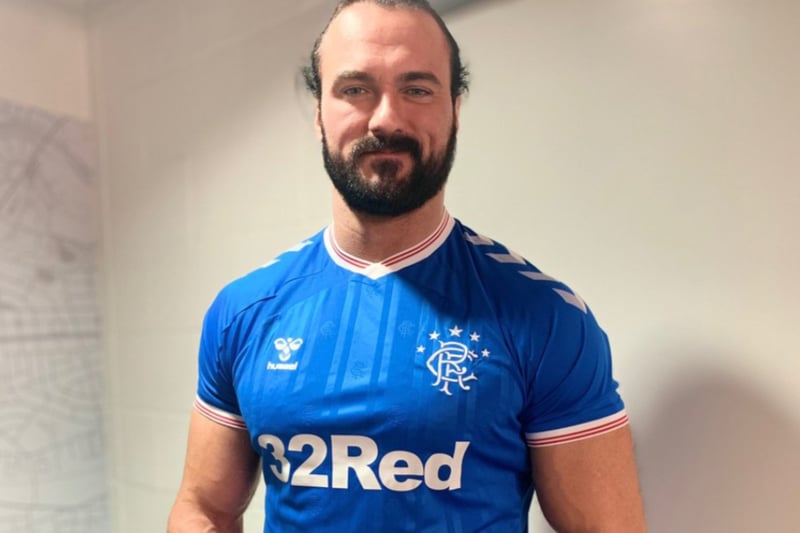 WWE superstar this week of his hope for his beloved side smashing Celtic, as he heads for Wrestlemania.