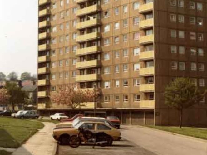 Greenhead Gardens Flats, on Burncross Road, Chapeltown, during the 1960s or 70s. They were demolished in 1990. Photo: Picture Sheffield