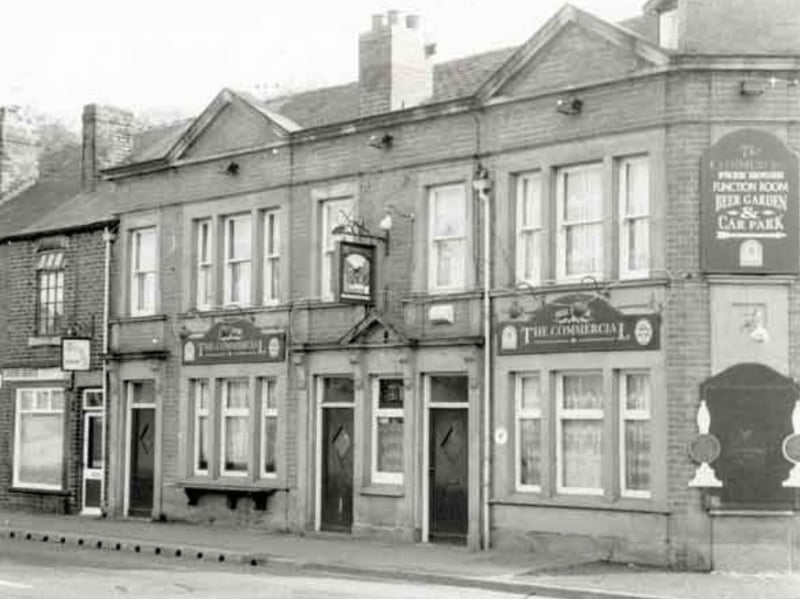 The Commercial pub, on Station Road, Chapeltown, pictured some time during the 1960s or 70s. Exact date unknown. Photo: Picture Sheffield/Douglas Lamb