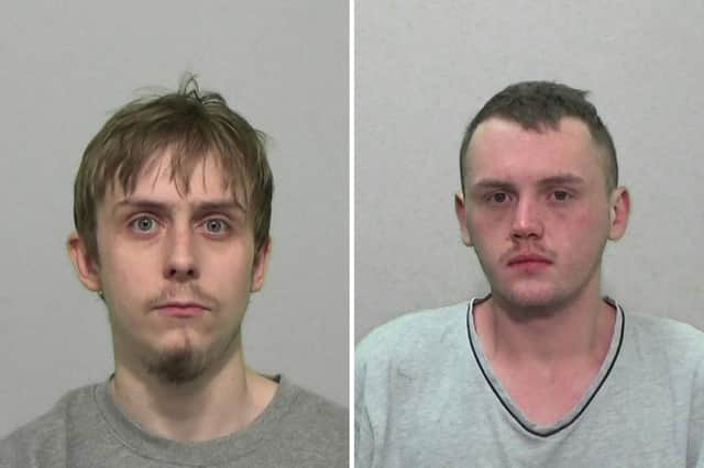 Carney, 24, of Weardale Crescent, Penshaw, and Wynne, 21, of Dock Street, South Shields, both admitted wounding with intent.  Carney also admitted an unrelated burglary charge.  Mr Recorder Nathan Adams sentenced Carney to a total of 47 months behind bars and Wynne to 43 months.