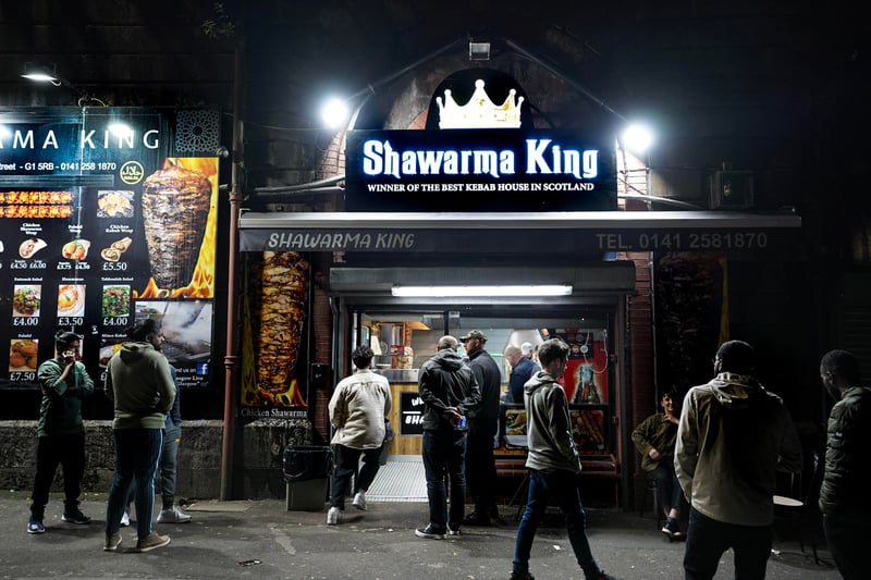 No night out in Glasgow is well spent without paying respect to the king, the Shawarma King that is. It didn't fail to disappoint, and Only Scrans was delighted with the kebab.