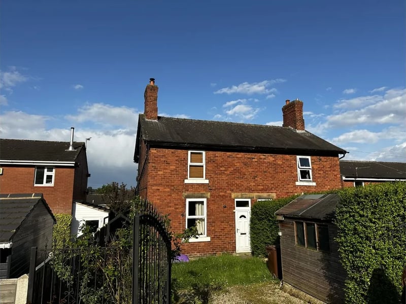 This 2 bed semi-detached property on Glencoe Gardens was last reduced on October 12 by a total of 32.5 percent, to £135,000. 