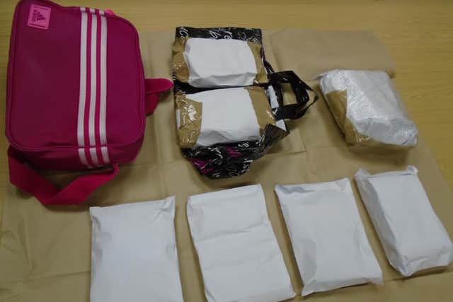 Drugs seized from Amy Hatfield on the day she was arrested.