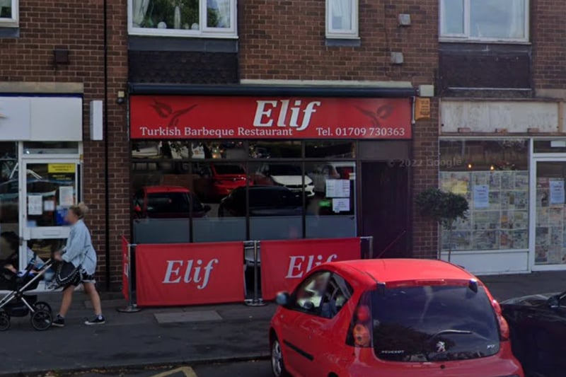Elif, on 196 Bawtry Road, is listed as a restaurant/cafe/canteen. It was awarded a food hygiene rating of five on January 19, 2023.