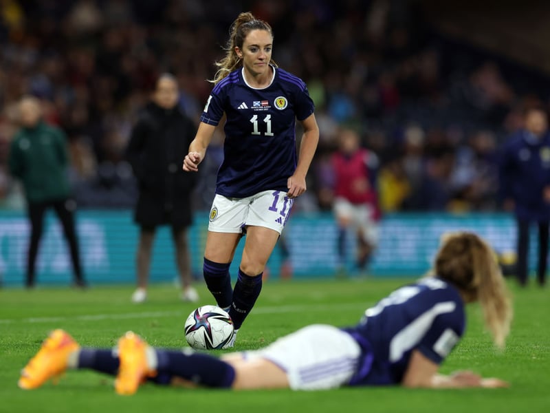 The Scotland centurion is ideal for the wing back role and should start on the left.